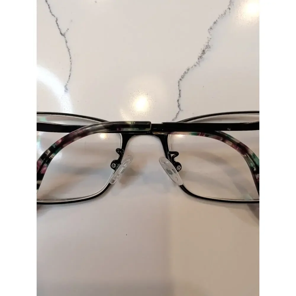 Phoebe Couture Eyeglasses Frame P268 Women's Black Tortoise Full Rim 52-16-135